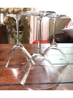 Waterford Martquis martini glass set‎ x3 crystal 6.25" Austria signed